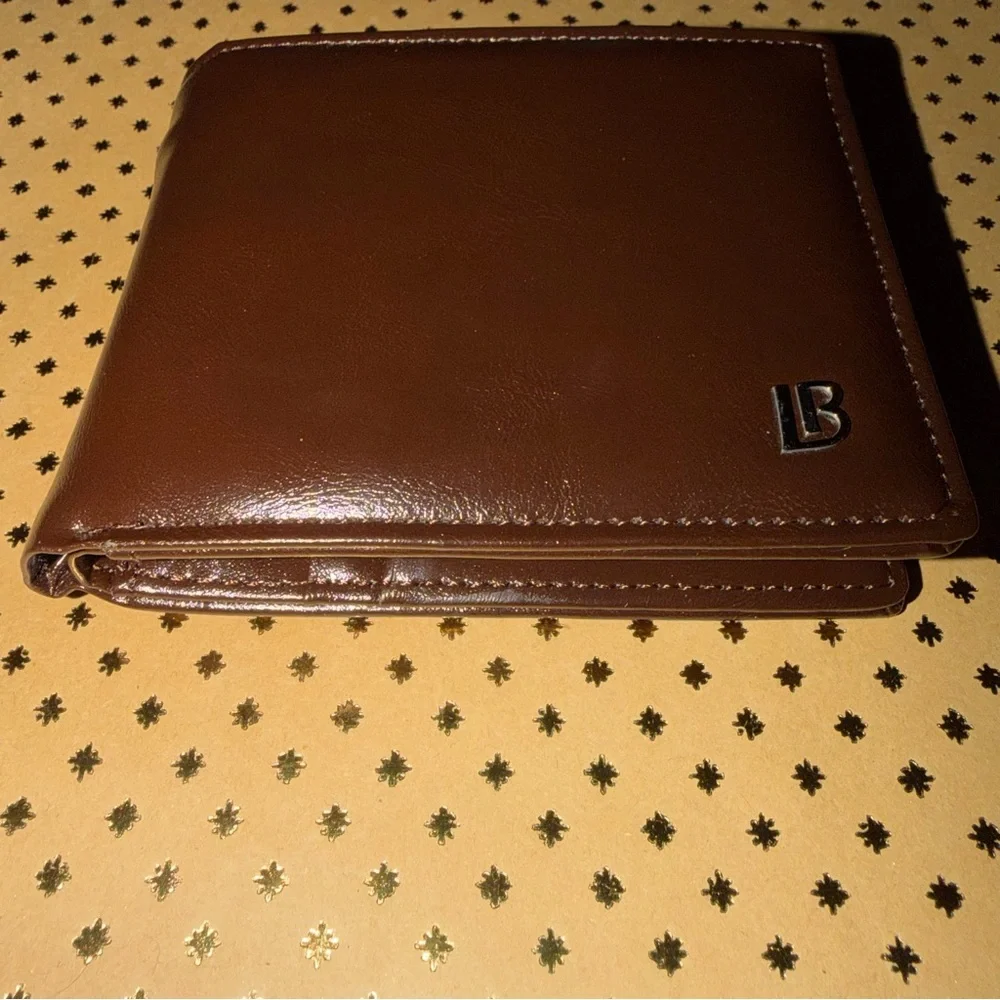 🆕 NEW Men's Genuine Leather Brown Wallet